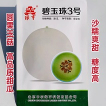 碧玉珠3号厚皮甜瓜种子玉姑甜瓜种子糖度高沙糯爽甜玉菇种子