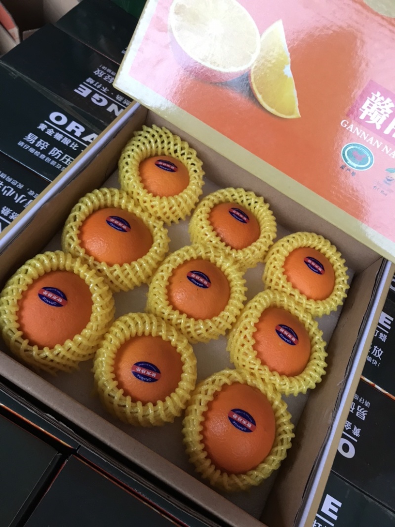 【正宗赣南】纽荷尔脐橙10斤装礼盒彩箱一件代发包邮
