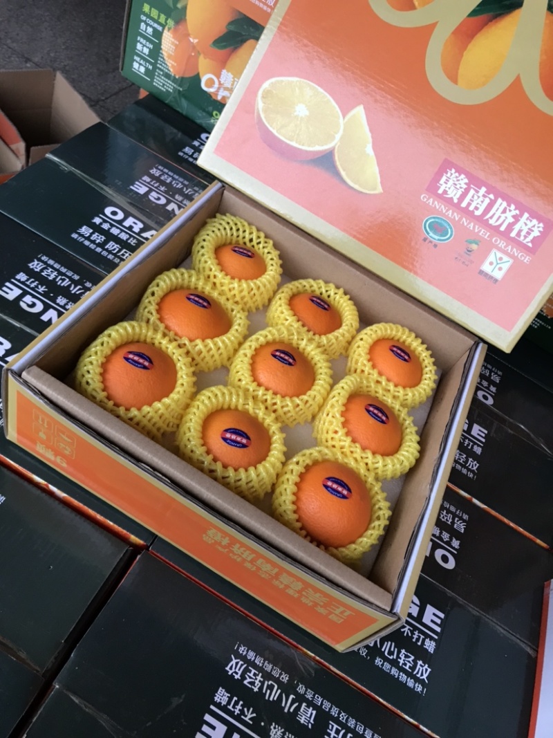 【正宗赣南】纽荷尔脐橙10斤装礼盒彩箱一件代发包邮