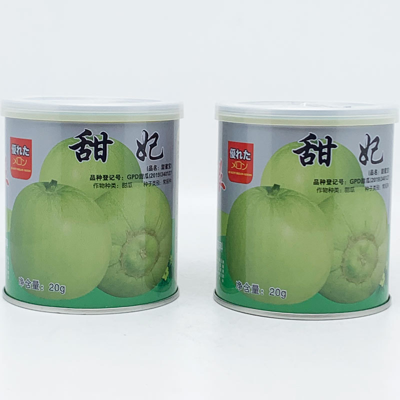 甜妃甜宝甜瓜种子高产甜度高大果绿肉薄皮香瓜种20克原装