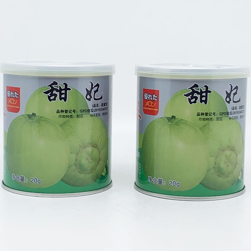甜妃甜宝甜瓜种子高产甜度高大果绿肉薄皮香瓜种20克原装