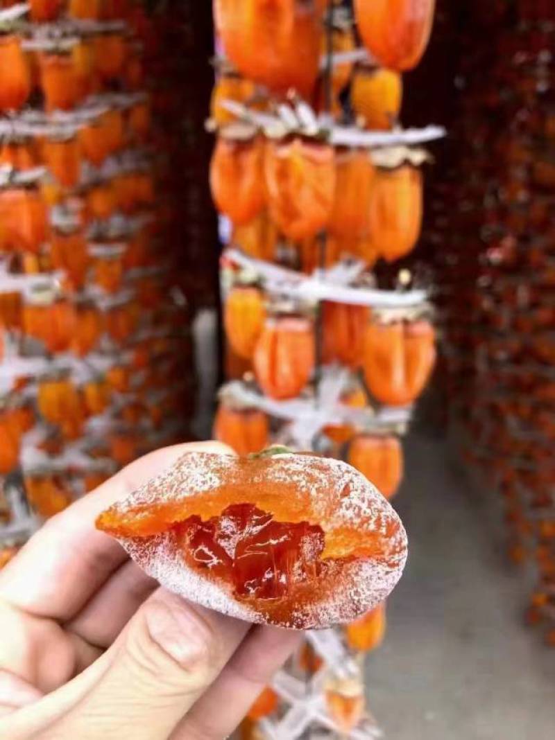 一盒50元3斤，富平吊霜柿饼