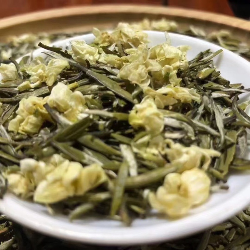 茉莉兰雪浓香型茉莉花茶天府龙芽高窨兰雪