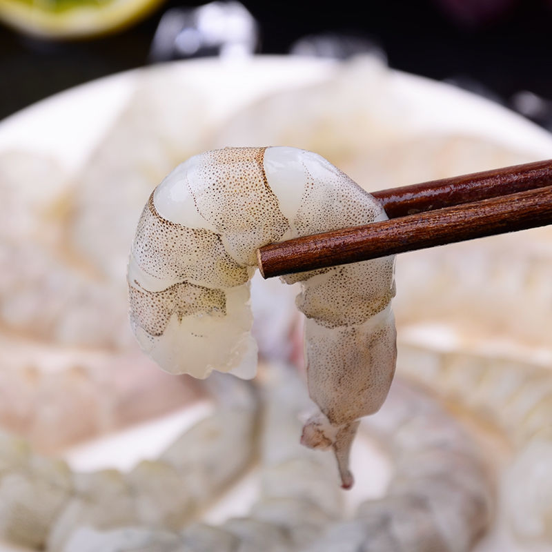 无冰衣新鲜大虾仁海鲜鲜活水产冷冻活虾虾肉生鲜海虾青虾仁虾