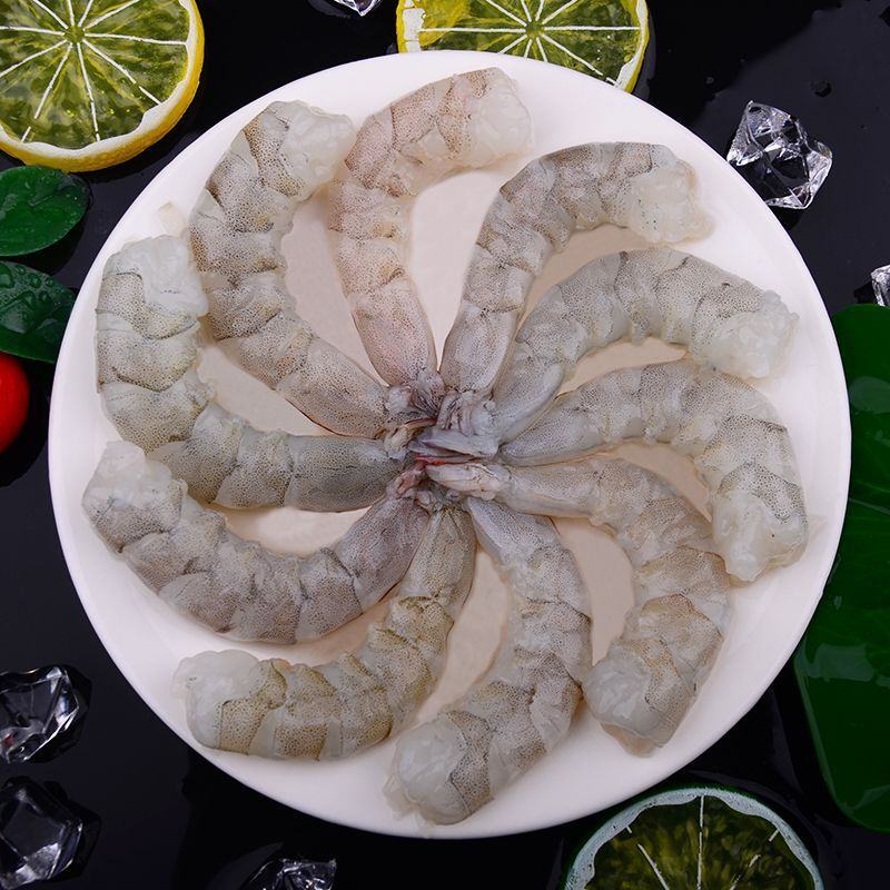 无冰衣新鲜大虾仁海鲜鲜活水产冷冻活虾虾肉生鲜海虾青虾仁虾