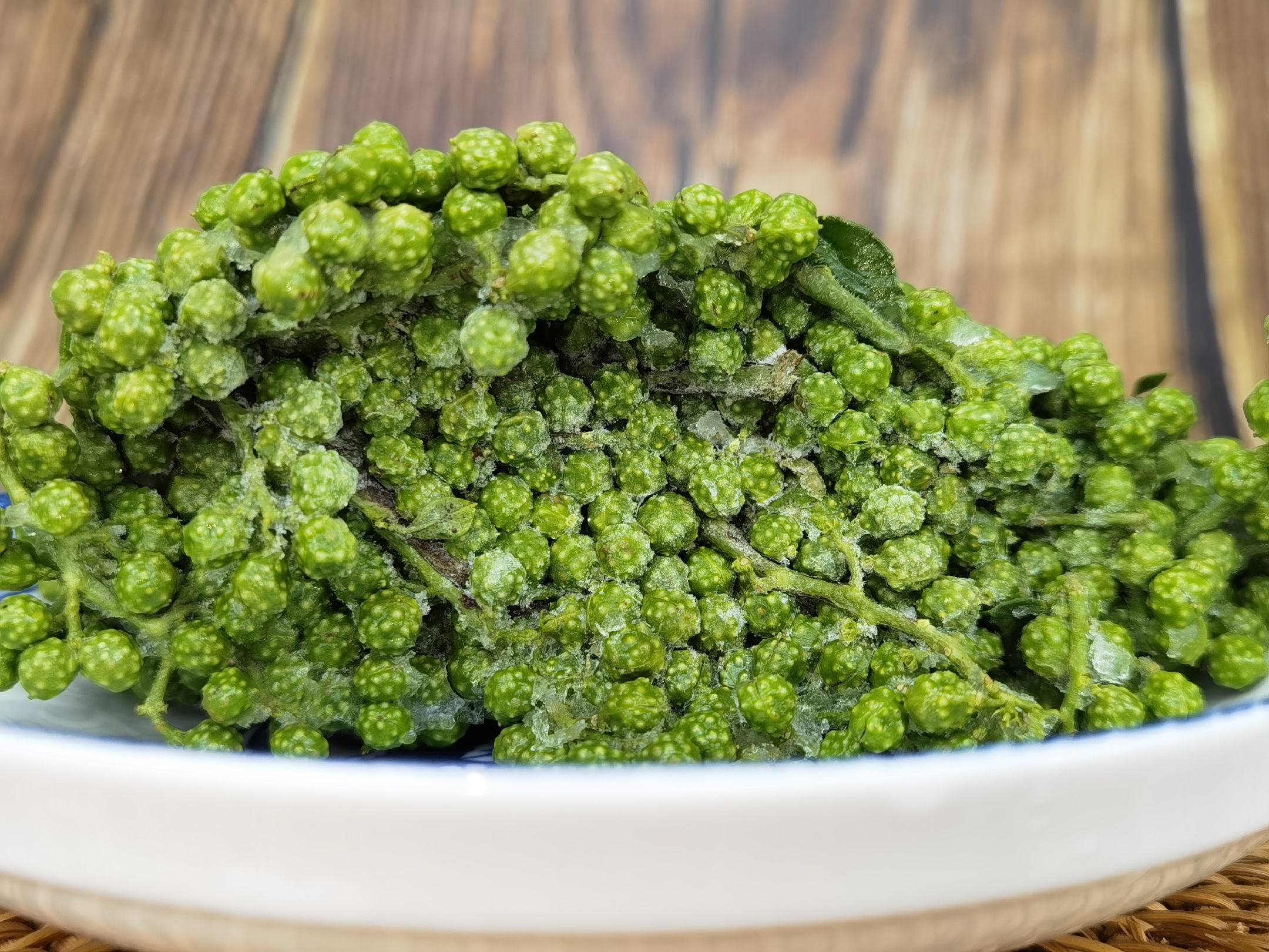 尖椒冷冻前后对比图