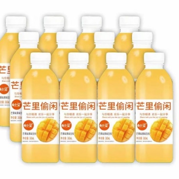 白小柒小果汁5个口味360mlX12瓶春季新品
