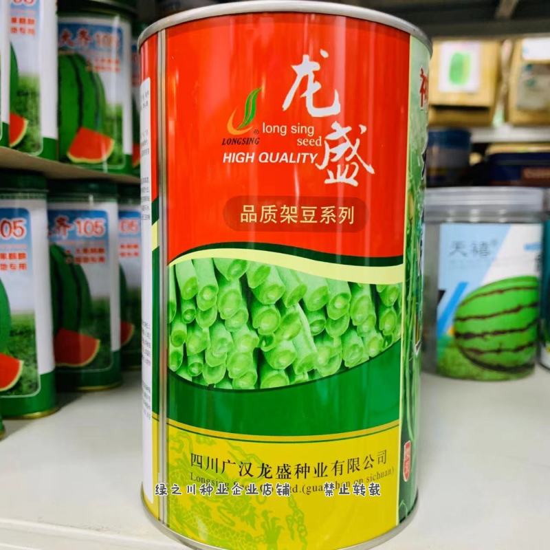 神龙无筋豆种子早熟架豆种子无筋无纤维荚长翠绿长顺实心