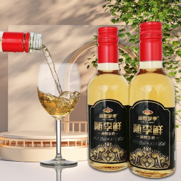 果酒李子酒蜂糖李糯米精酿而成低度微醺女士饮品187ml