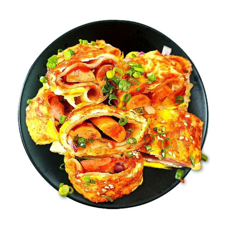 小黑妞烤冷面批发商用装一包26张净量2.5公斤夜宵素食烧