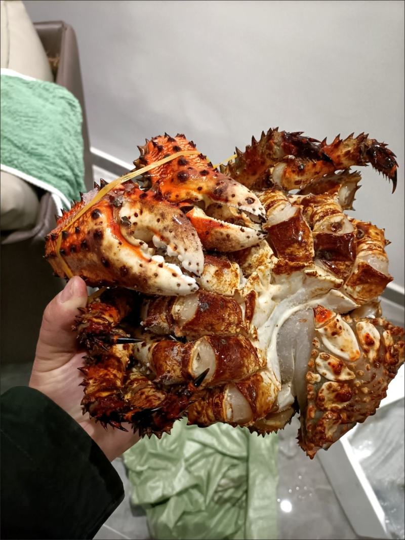 【顺丰包邮】首鲜道智利进口帝王蟹鲜活熟冻海鲜4.0-4.