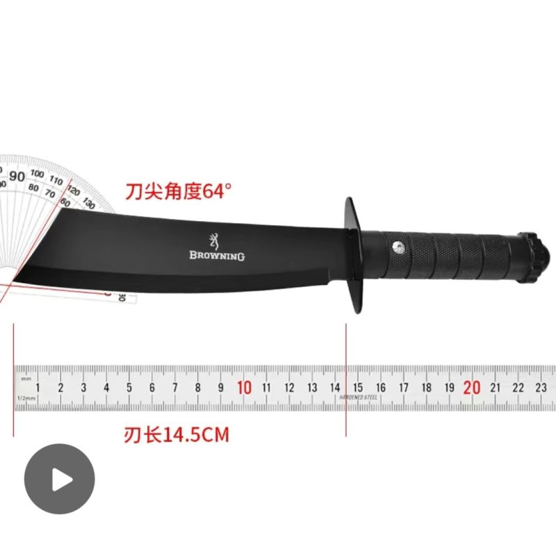 砍刀户外刀具多功能荒野求生刀随身防身刀5CR钢材质