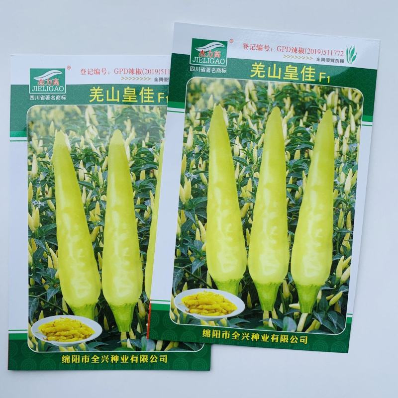 早熟单生朝天椒种子辣味浓小米椒黄色尖椒泡椒春秋辣椒种子