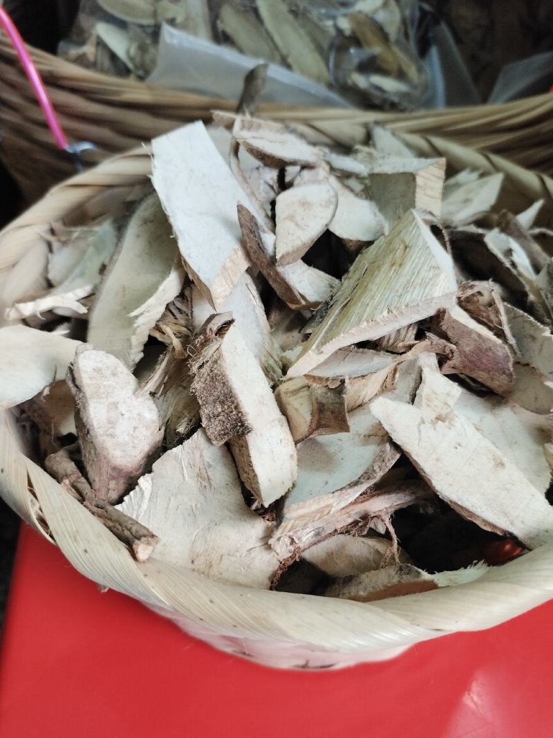 中药材白背根，白背木根，土生土长，南方药材，手工切片