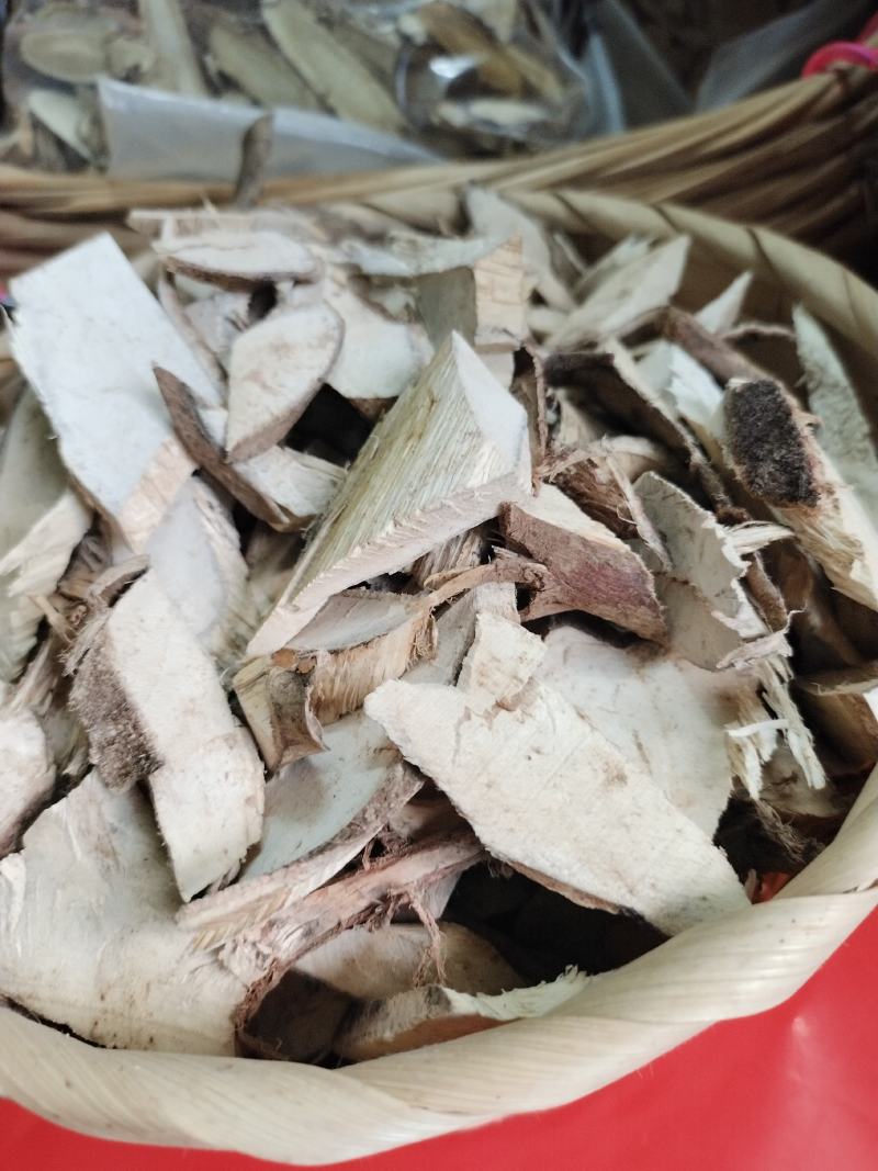 中药材白背根，白背木根，土生土长，南方药材，手工切片