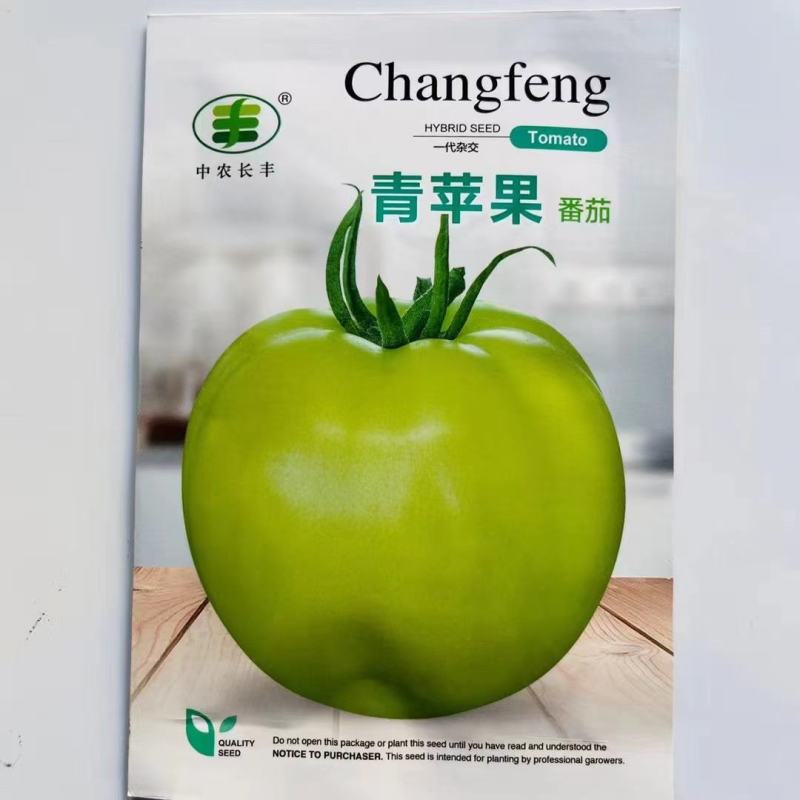 青苹果番茄种子成熟果青绿色西红柿种子无限生长型抗病毒