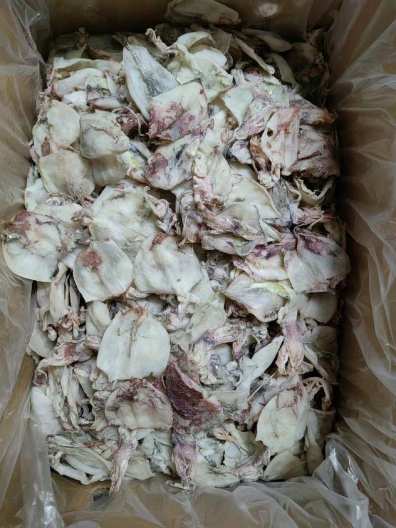 深海小鱿鱼九成干把墨去掉清洗可炒可蒸可煲汤煲粥等