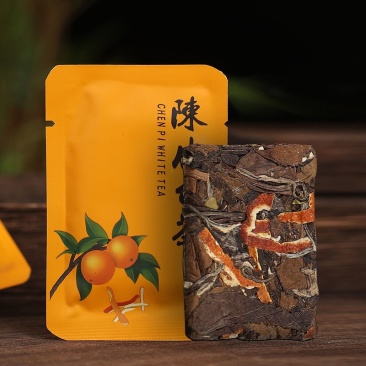 陈皮白茶福鼎白茶福建高山老白茶寿眉饼干茶500g