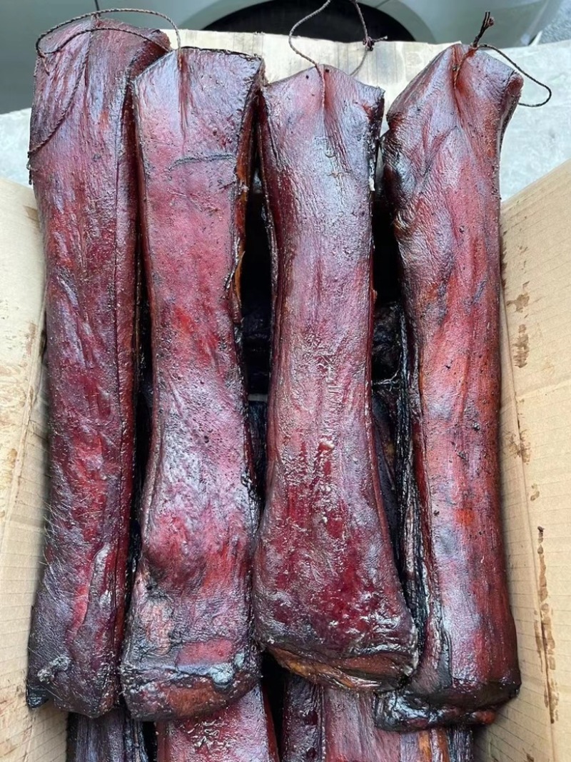 烟熏好货黑五花腊肉（一手工厂餐饮净菜食品供应摆摊展会