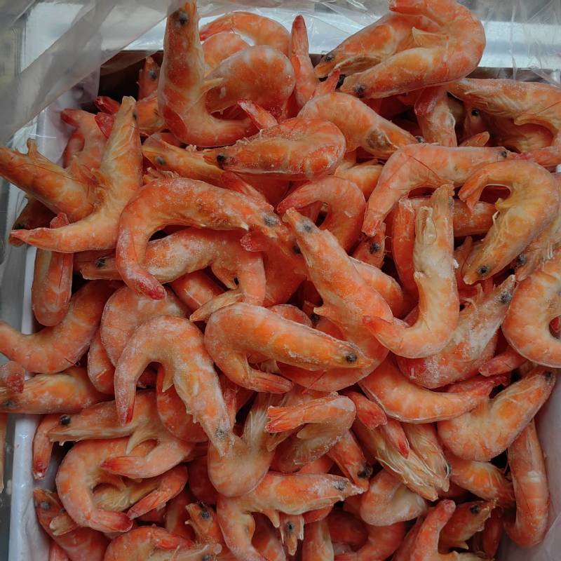 红对虾半熟单冻南美白对虾冷冻对虾海虾大虾海鲜水产商用整箱