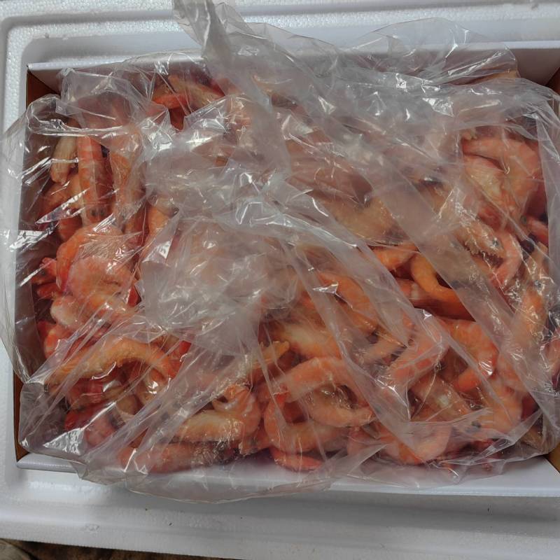 红对虾半熟单冻南美白对虾冷冻对虾海虾大虾海鲜水产商用整箱