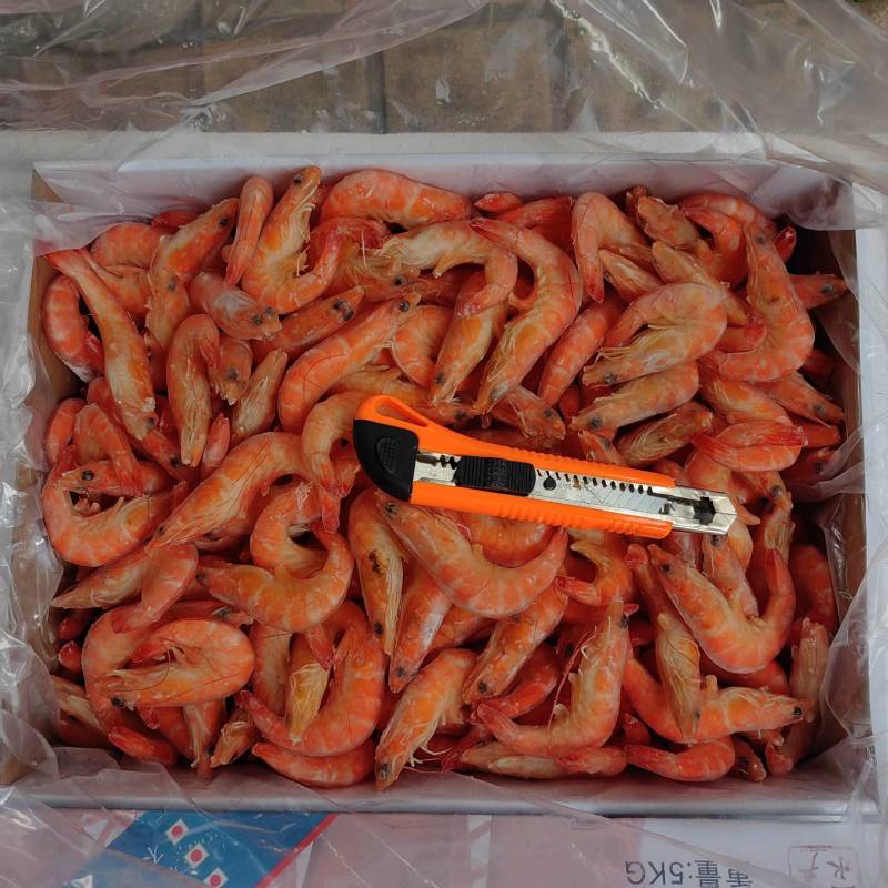 红对虾半熟单冻南美白对虾冷冻对虾海虾大虾海鲜水产商用整箱