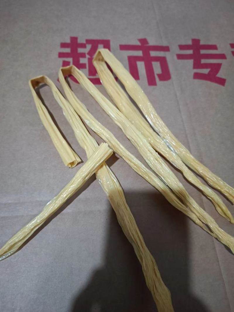 纯手工无添加无色素黄豆腐竹可定制量大从优