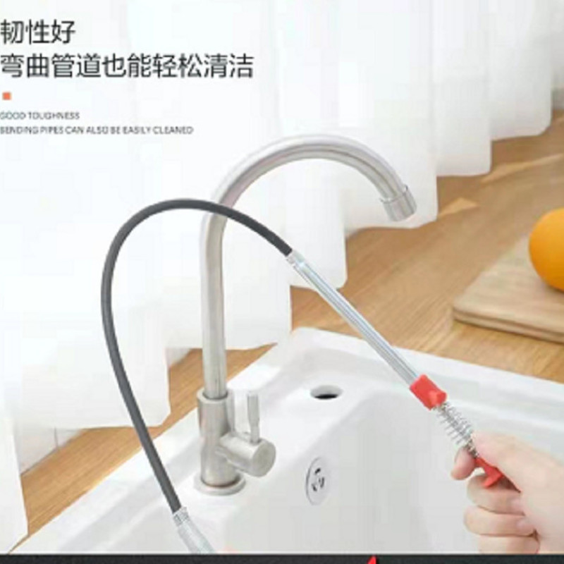 厨房下水道疏通器通下水道管道堵塞清洁神器卫生间马桶疏通神