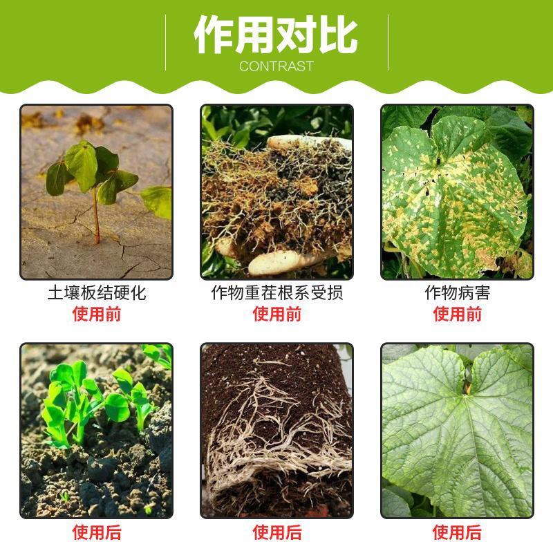 【土壤活化剂】松土精盐碱地疏松改良剂板结保水保微生物菌