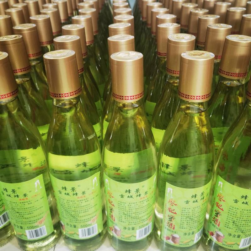 雪城蜂景牌蜂蜜酒蜂蜜白兰地(蒸馏酒)