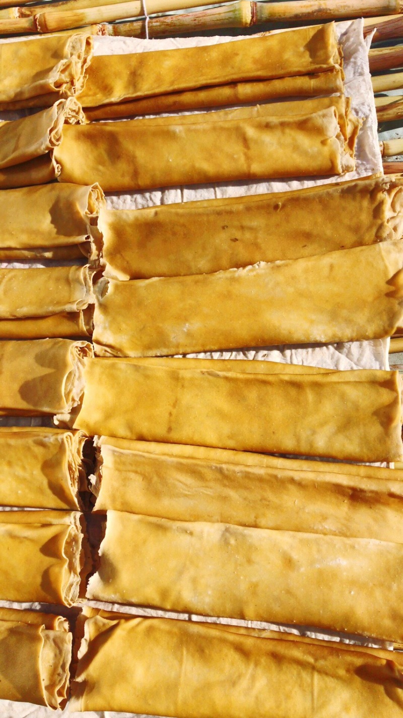 纯手工五香豆皮，豆腐丝，千张