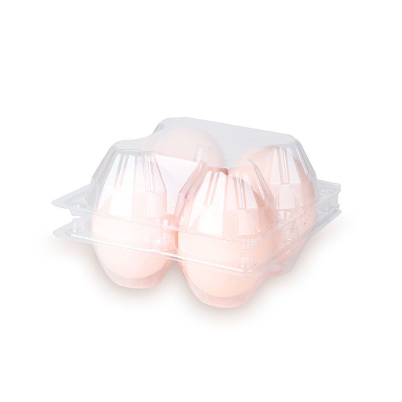 4枚中号鸡蛋托塑料一次性土鸡蛋包装盒透明带扣皮蛋鸭蛋托盘