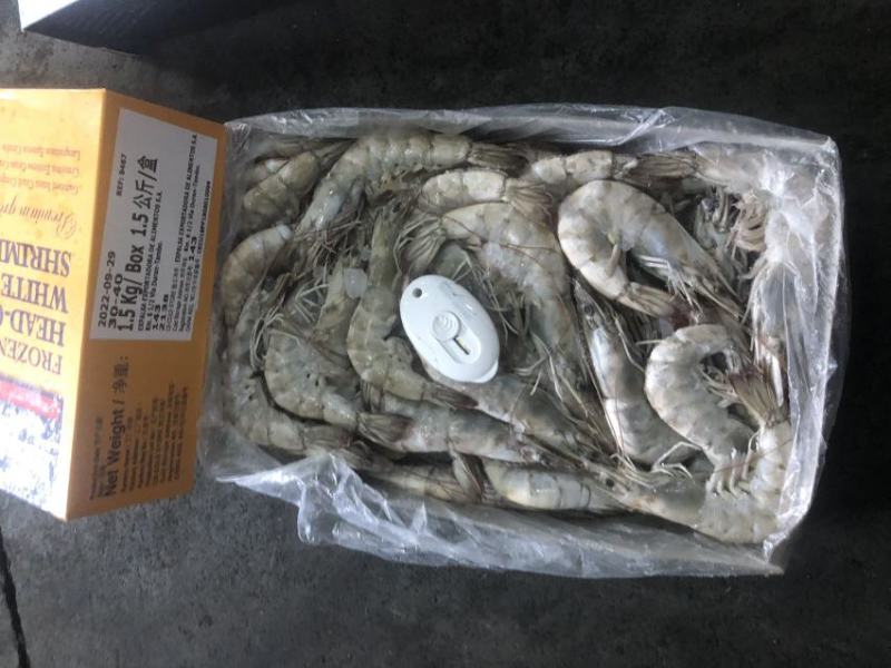 30/40大虾虾带壳虾冷冻虾