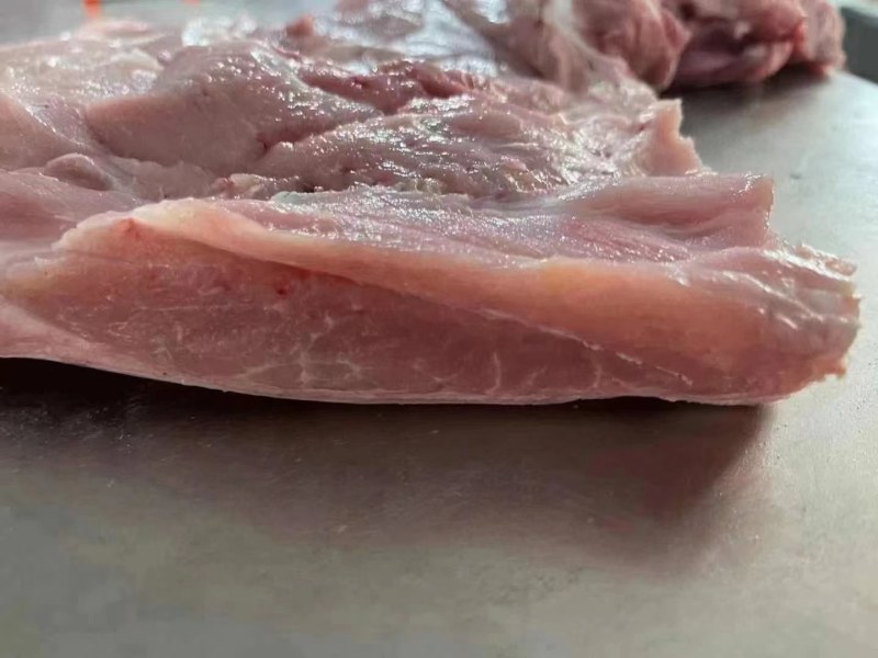带皮后上猪肉