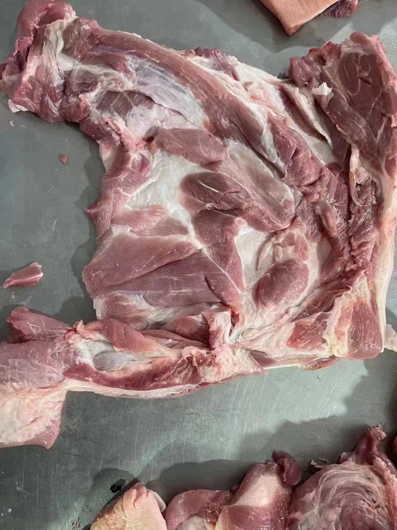 带皮后上猪肉