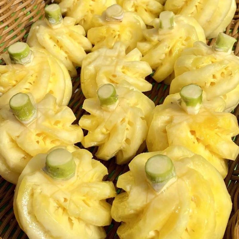 去皮泰国小菠萝，量大从优一手货源，工厂直发电联