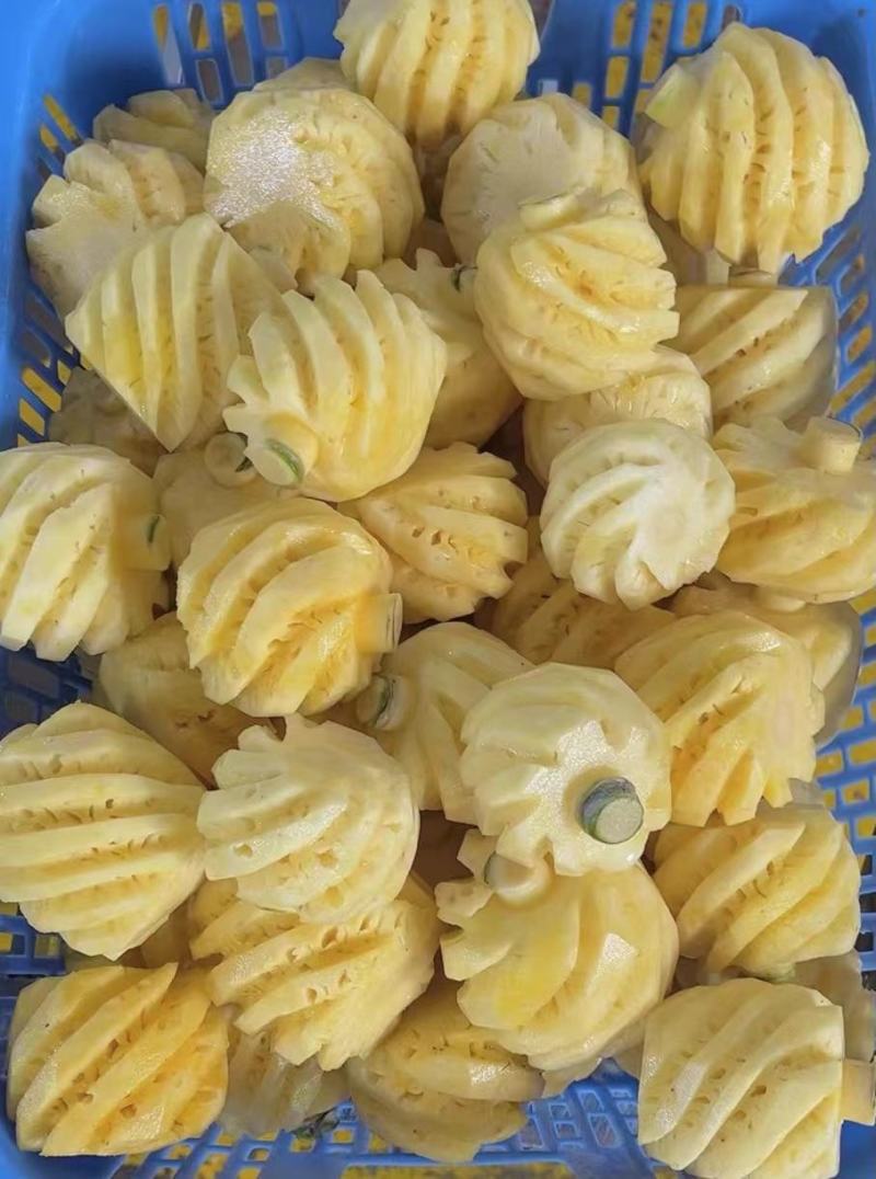 去皮泰国小菠萝，量大从优一手货源，工厂直发电联