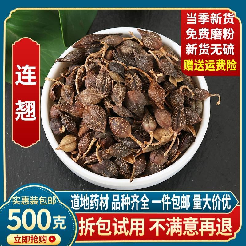 新货上市秦岭深山连翘贯叶连翘正品中药材