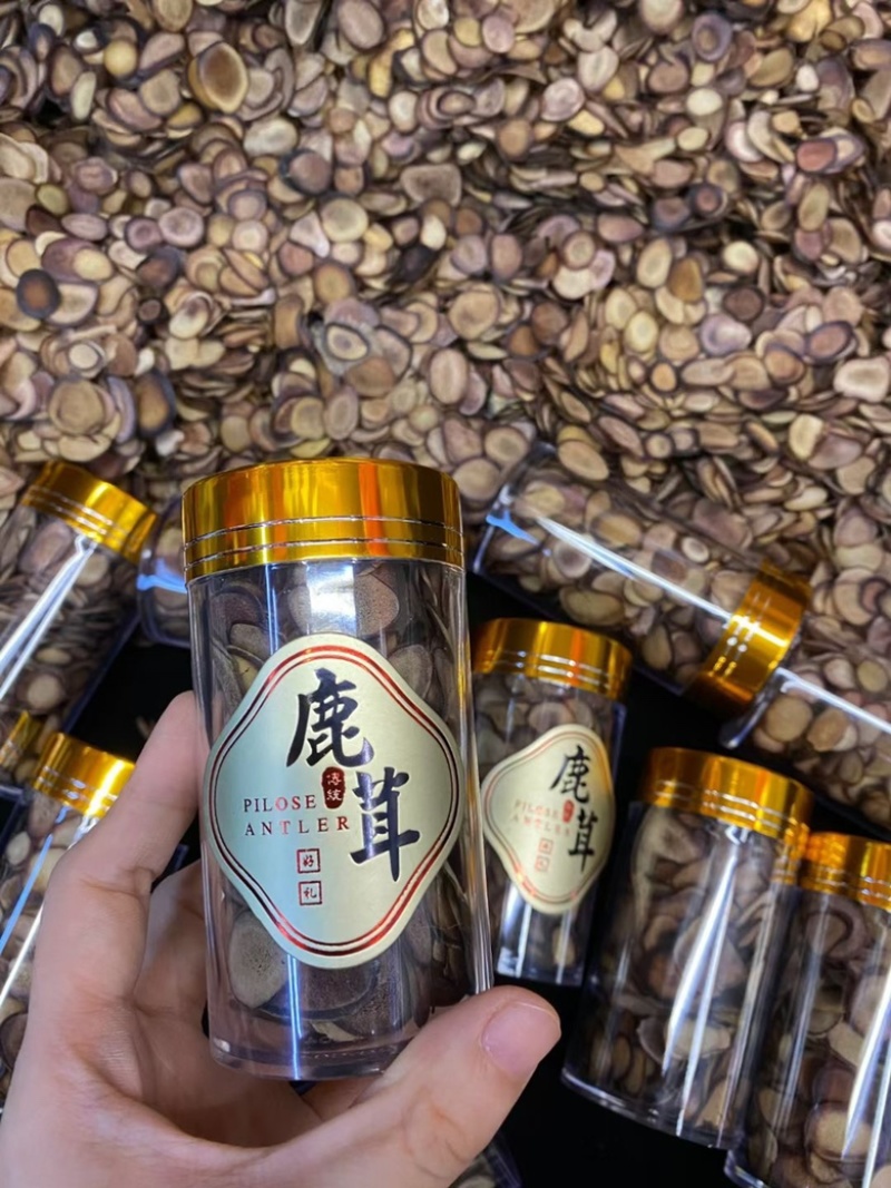 鹿茸蜡片东北正宗药材泡酒男性补品足感干货20克一瓶