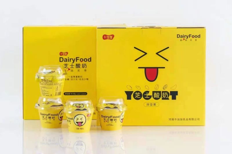 牛加加搅拌酸奶产品批发全国