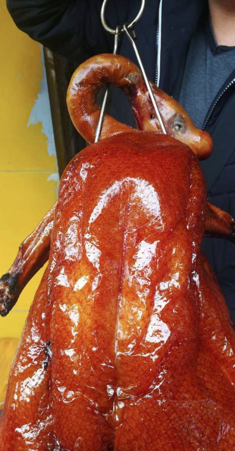 琵琶脆皮烧鹅（半成品），20一斤已腌制上脆皮水