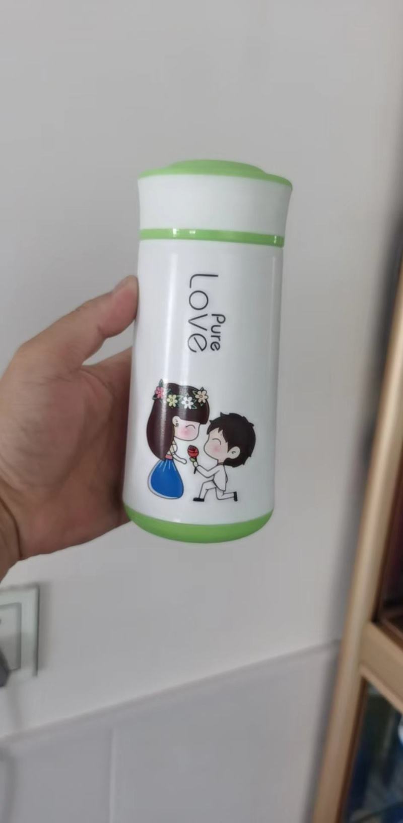 玻璃商务水杯送礼印制logo定制。