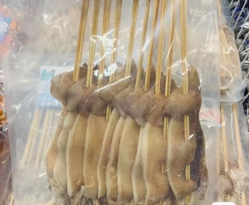 大鱿鱼串铁板烧烤火锅串串半成品鲜活生冷冻炸串串批