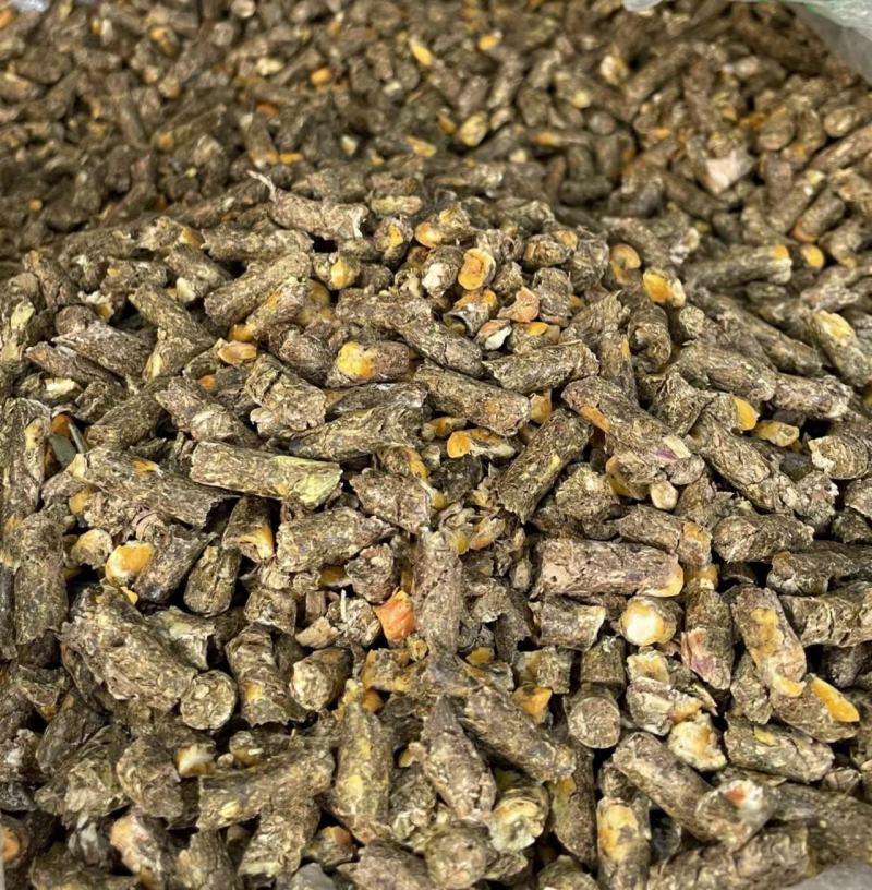 熟化花生秧颗粒牛羊饲料