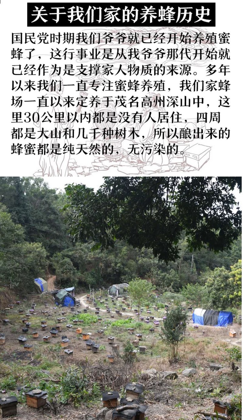 原生态零添加零污染农家自产自销土蜂蜜正宗包邮