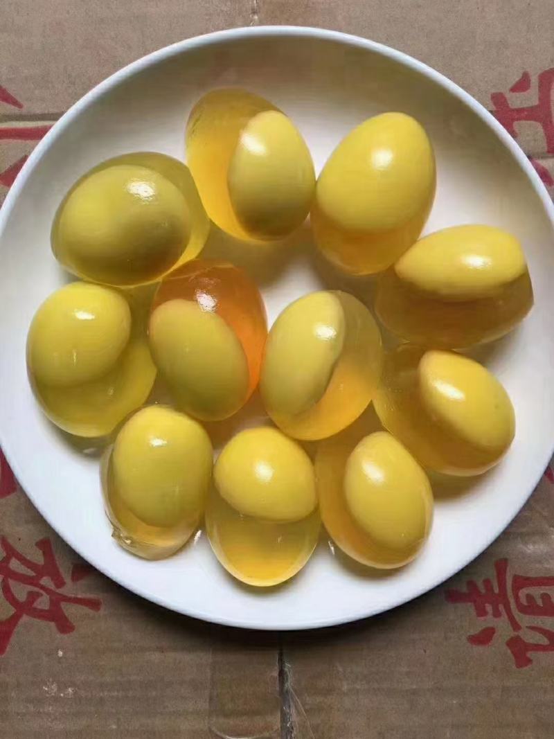 鸡蛋溏心变蛋溏心皮蛋黄金皮蛋正宗土鸡蛋变蛋整