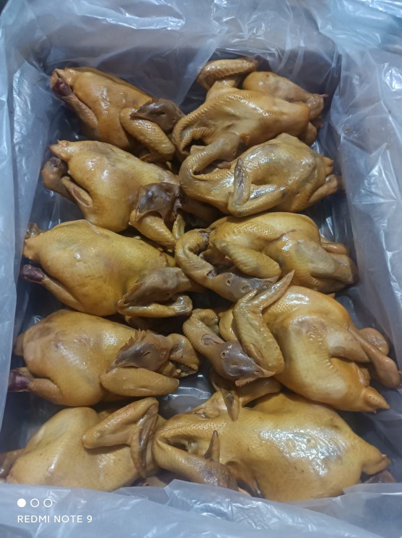 全熟直接，卤烧鸡，五香味，纯干无汤汁一件10只