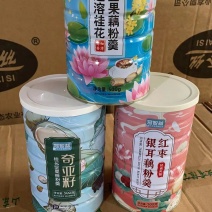 罐装藕粉500克红枣银耳奇亚籽桂花一箱24罐