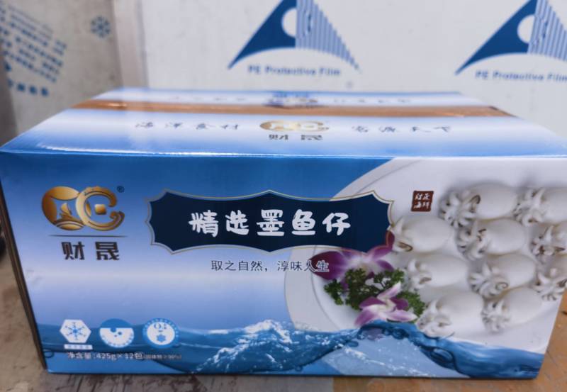 墨鱼仔小乌贼章鱼仔目鱼仔小海兔冷冻墨鱼爆头白灼烧烤12包