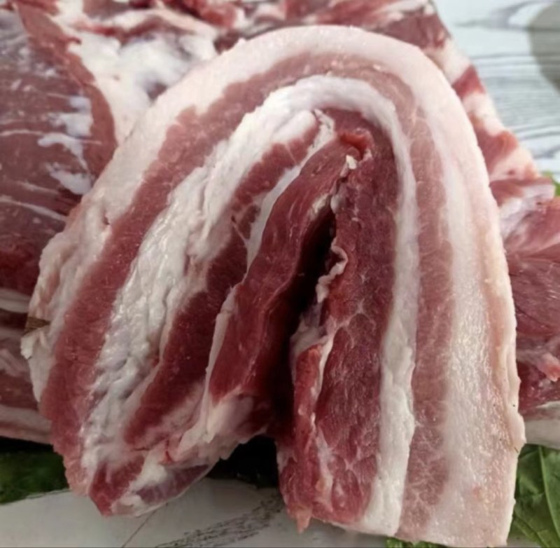 鲜肉前槽后丘精肉五花里脊梅肉排骨骨棒肘子